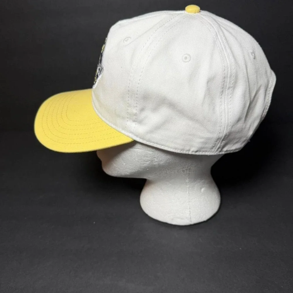 Chevrolet Super Service Snapback Hat GM Official‎ Licensed White Yellow Trucker
